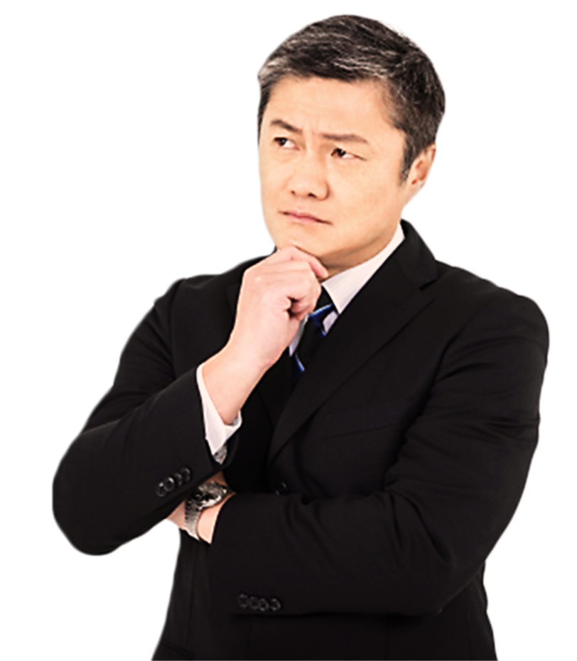 悩む人